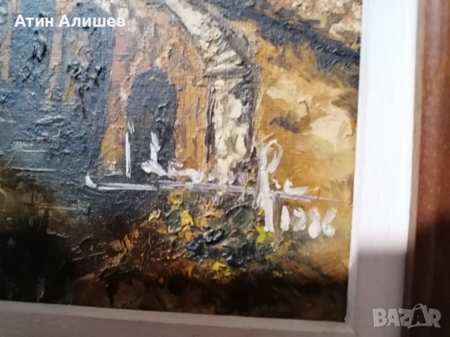 Авторска маслена картина на платно , снимка 2 - Картини - 41558179