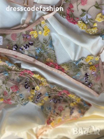 Луксозен троен сет дамско бельо , снимка 6 - Бельо - 41523007