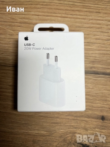 USB-C 20W Apple-оригинално зарядно