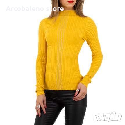 ДАМСКИ ПУЛОВЕР, снимка 1 - Блузи с дълъг ръкав и пуловери - 30075632
