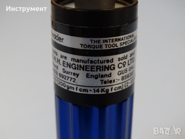 Динамометрична отвертка TORQUELEADER MIN FH Blue 015200, снимка 5 - Отвертки - 41227072
