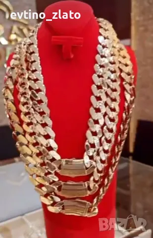 Златен ланец -14К, снимка 2 - Колиета, медальони, синджири - 42480863