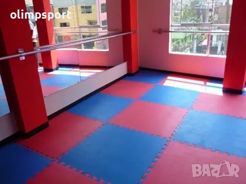 Настилка татами , двупластова, изработена от висококачествен материал EVA. , снимка 2 - Спортна екипировка - 49979534