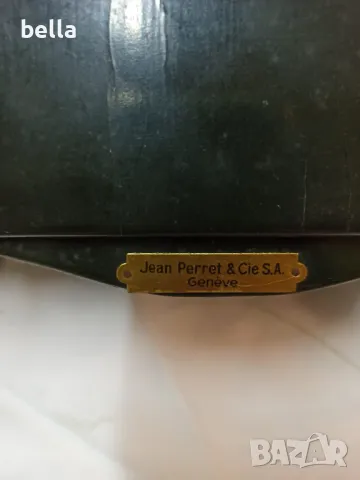 Стар антикварен настолен часовник Jean Perret & Cie S.A Geneve, снимка 12 - Антикварни и старинни предмети - 49504727