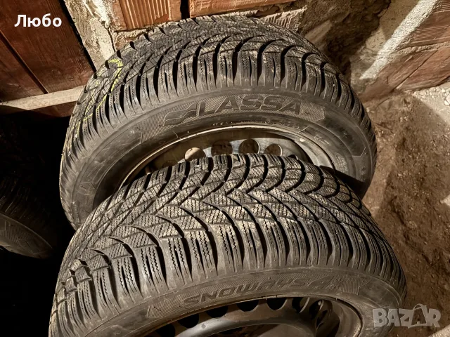 Продавам зимни гуми и  джанти 16 ки за мерцедес, снимка 3 - Гуми и джанти - 55976456