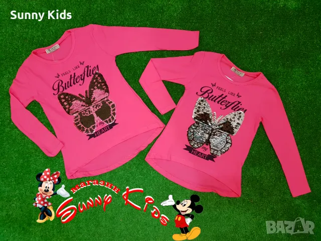 Туника с обръщащи се пайети 4/5год.; 5/6год.; 6/7год. и 7/8год., снимка 1