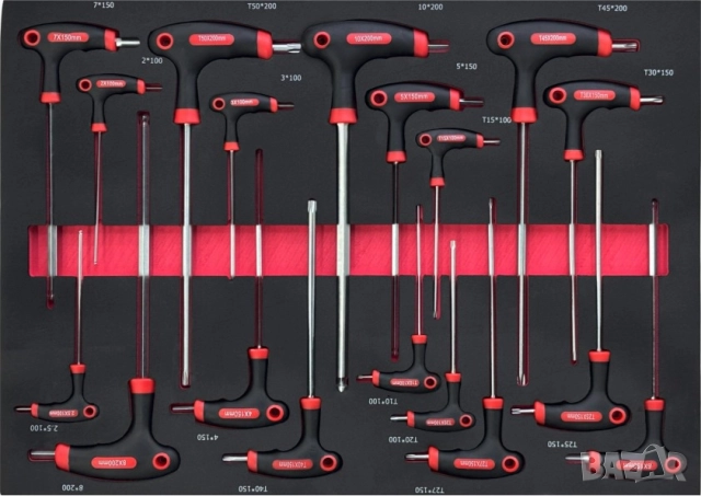 Количка за инструменти оборудвана с 258 броя инструменти, снимка 7 - Други инструменти - 51993756