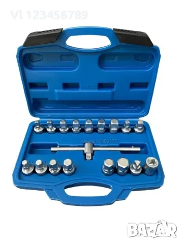 Универсален комплект ключове за картер пробки 18 части FORSAGE, снимка 2 - Други инструменти - 50817623