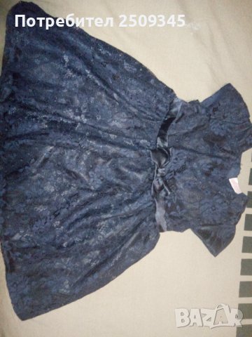 Официална дантелена рокля 98см, снимка 2 - Детски рокли и поли - 40594434