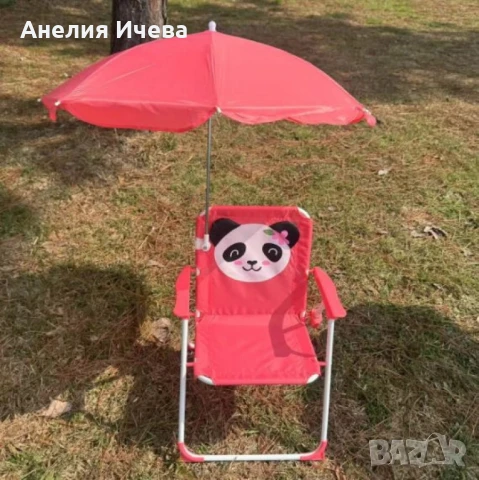 Детски сгъваем стол с чадър , снимка 3 - Други - 50925173