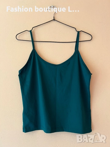 Тюркоазен потник S размер с еластант 💙, снимка 5 - Потници - 51758431