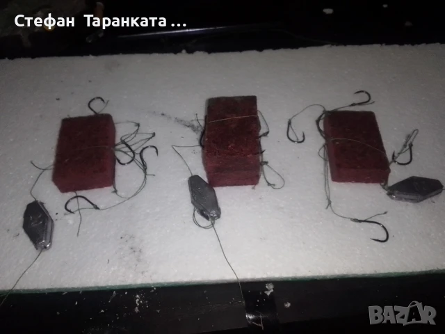 капан за риболов на сладководни риби със 4 куки или така наречената комбайна , снимка 9 - Такъми - 51360657