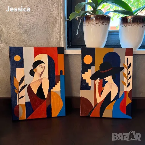 Ръчно рисувани платна, снимка 2 - Картини - 55972093
