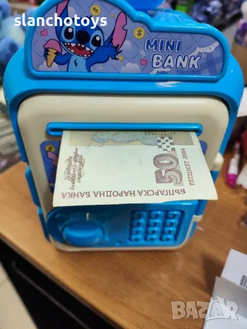 Касичка на Стич,със звук, снимка 8 - Електрически играчки - 47675476