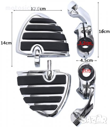МАСИВНИ МЕТАЛНИ ХРОМИРАНИ СТЕПЕНКИ ЗА РОЛБАРИ, снимка 4 - Аксесоари и консумативи - 33082764