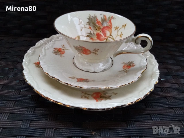 Антикварен сервиз за чай, снимка 13 - Сервизи - 51208780