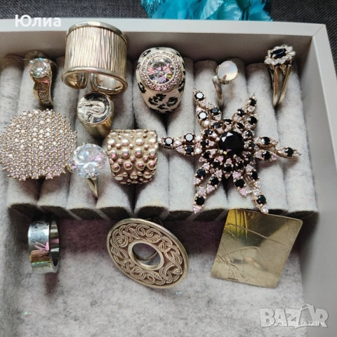 Сребро от лична колекция с маркировка 925, снимка 3 - Гривни - 52521633