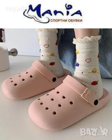 Дамски черни чехли-тип крокс Различни цветове 