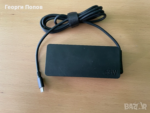 Lenovo - USB Type - C, 65W, Оригинално зарядно за лаптоп, снимка 3 - Кабели и адаптери - 51483043