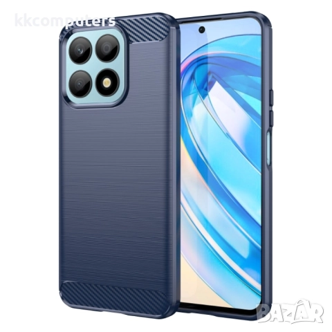 Huawei Honor X8a Удароустойчив Carbon Fiber Калъф и Протектор, снимка 7 - Калъфи, кейсове - 52506900