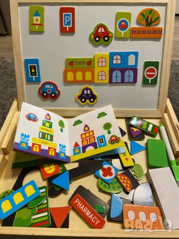 Магнитна дъска за рисуване „Град“