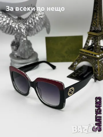 Gucci Слънчеви Очила С UV400 Защита С ПОДАРЪК🎁 Калъф Гучи - Различни Модели и Цветове Код D2308, снимка 9 - Слънчеви и диоптрични очила - 49552314