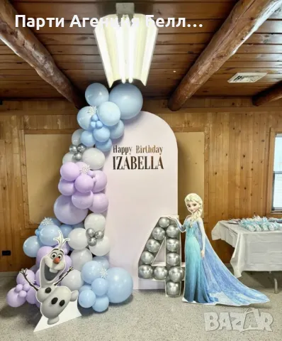 Бюджетна украса за Рожден ден Фроузен Елза и Ана Frozen , снимка 2 - Други - 49762454