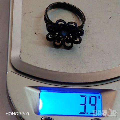 Винтидж сребърен пръстен филигран. , снимка 11 - Пръстени - 53582335