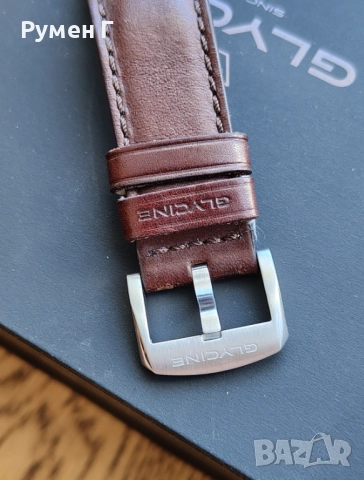 Swiss Glycine Combat classic moonphase, automatic, перфектен, бартер, снимка 8 - Мъжки - 51800241