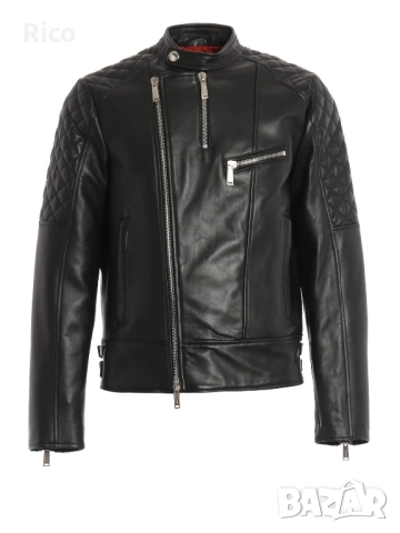 Biker Leather Jacket Dsquared2, снимка 2 - Якета - 51919576