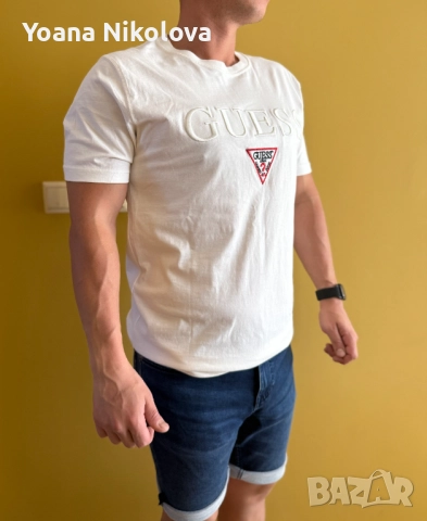 Мъжка тениска - Guess - Размер L, снимка 3 - Тениски - 51768806