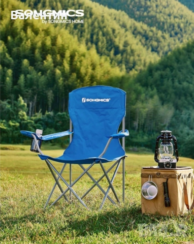 Комплект от 2 сгъваеми къмпинг стола, снимка 4 - Градински мебели, декорация  - 52864876