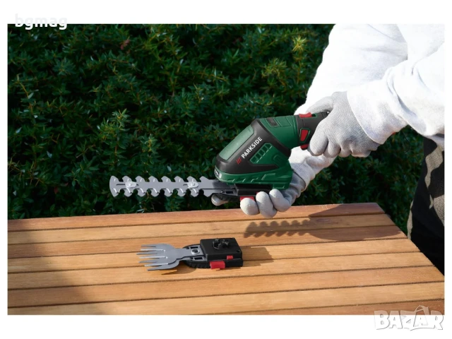 Parkside 4V 2-в-1 акумулаторна ножица за трева и храсти PGSA 4 B3, снимка 10 - Други инструменти - 50703391