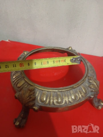 Барокова поставка,постамент, снимка 5 - Настолни лампи - 38040187