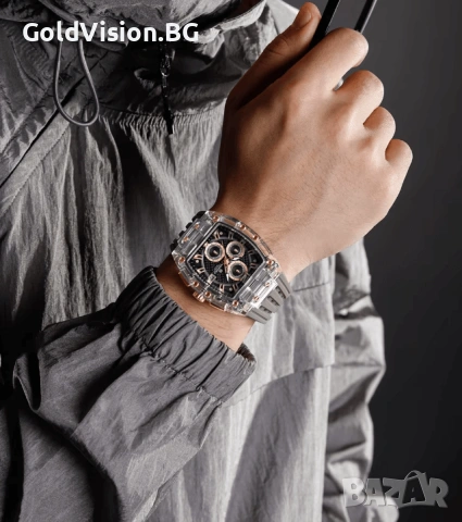 Мъжки часовник Naviforce 7105 – Grey + ПОДАРЪК, снимка 4 - Мъжки - 53144495