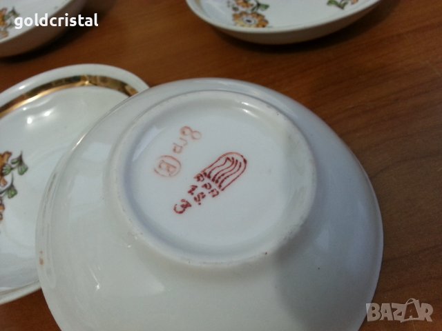 Руски порцелан купички , снимка 7 - Антикварни и старинни предмети - 39665317