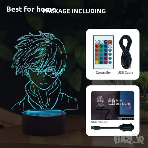 3D лампи комплект Shoto Todoroki