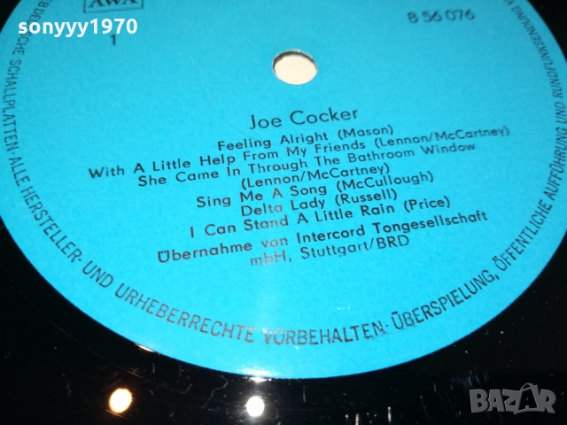 ПОРЪЧАНА-JOE COCKER-ВНОС GERMANY 1003221237, снимка 18 - Грамофонни плочи - 36056126