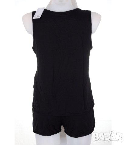 Черна дамска пижама с къси панталонки Hamana - M, снимка 3 - Пижами - 40520394