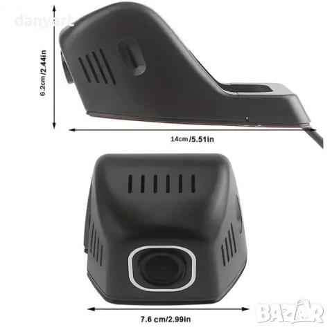 1080P HD Камера за Автомобил Бус или Камион с Нощно Виждане и 24/7 Паркинг Мониторинг, снимка 2 - Аксесоари и консумативи - 50247139