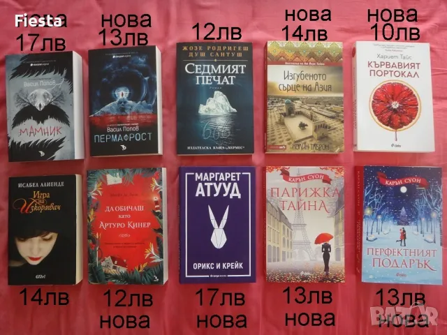 Книги - нови и стари издания, снимка 6 - Художествена литература - 19365276