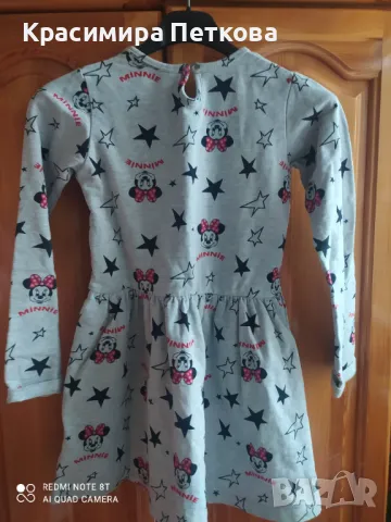 Детска рокличка на Дисни с Мини Маус, снимка 2 - Детски рокли и поли - 48313086