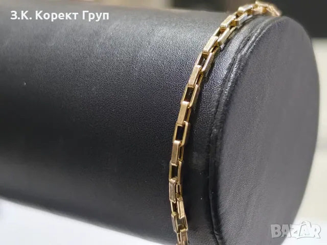 Златна гривна 14К 585 / 3,05 гр., снимка 2 - Гривни - 55782515