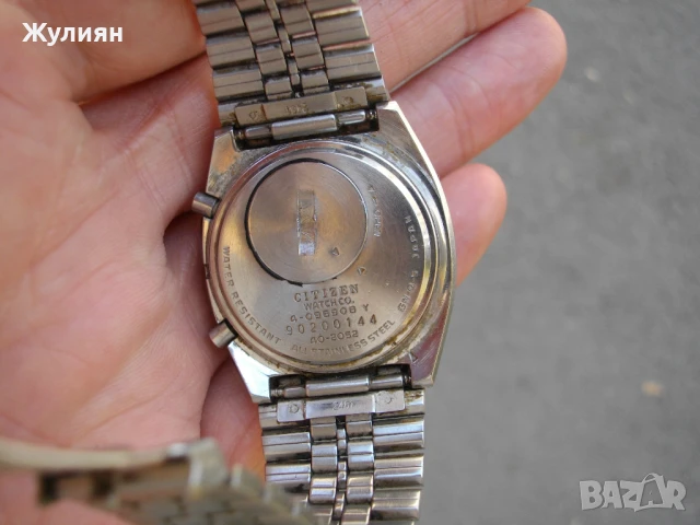 КОЛЕКЦИОНЕРСКИ РЕТРО ЕЛЕКТРОНЕН CITIZEN CRYSTRON LC, снимка 8 - Антикварни и старинни предмети - 51141595