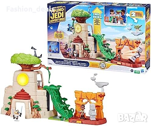 Нов Star Wars Tenoo Jedi Temple 50,8 см висок комплект за игра с екшън фигурки, снимка 11 - Други - 42437955