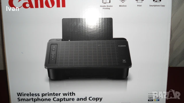 Принтер CANON PIXMA TS305 цветен, Безжичен печат, снимка 2 - Принтери, копири, скенери - 50852679