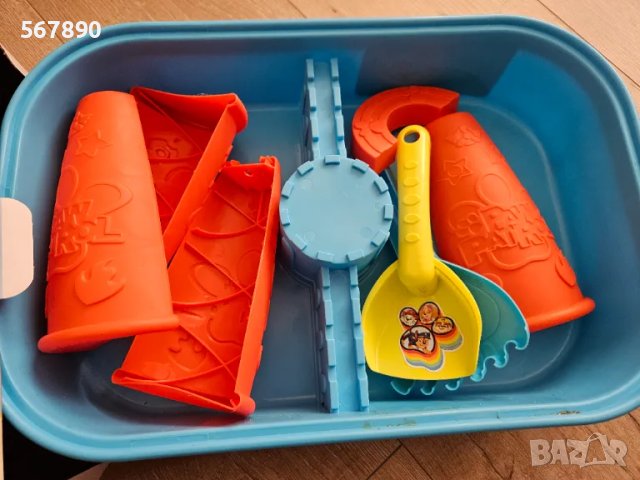 Комплект игри на плажа Paw patrol , снимка 3 - Пластелини, моделини и пясъци - 50267129