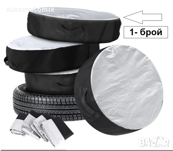 Калъф за резервна гума,1брой, Универсален, За размер гума 16"17"18"19" - 78923