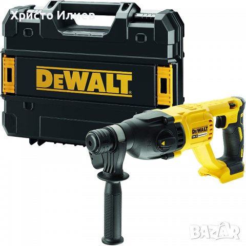 Dewalt Перфоратор Акумулаторен Безчетков 18V Батерия 4Ah Зарядно Куфар, снимка 2 - Бормашини - 39403631