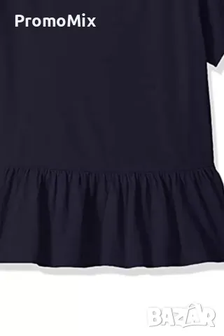 Детска тениска Look by Crewcuts K8404 Къса тениска с пеплум дизайн, снимка 3 - Детски тениски и потници - 48141336